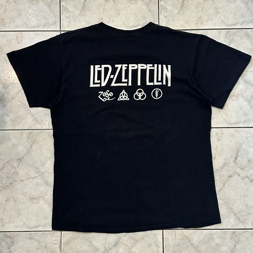 Led Zeppelin Vintage Y2K Band Tee Size L Fruit of the Loom