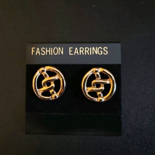 Women's gold-tone metal earrings new
