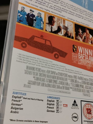 Catch Me If You Can DVD