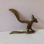 Bronze squirrel statue used
