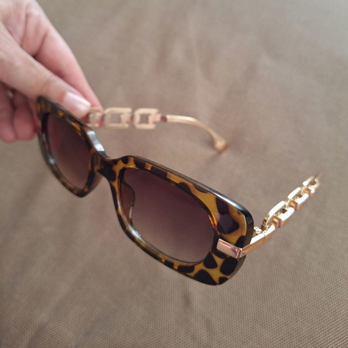 Sunglasses with UV400 filter new, brown and gold