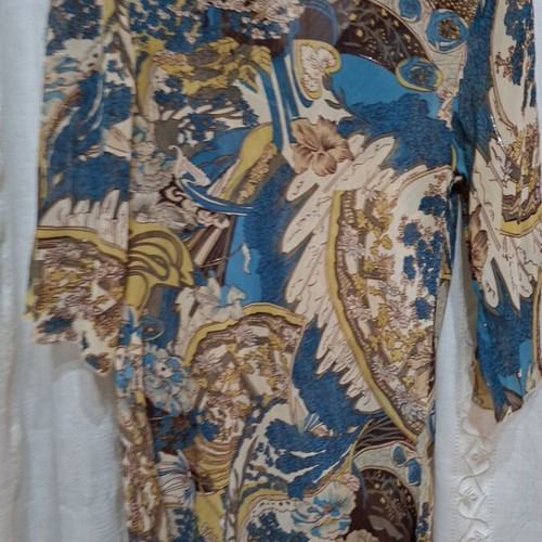Zephirus Boho blouse 100% viscose like new, size Large