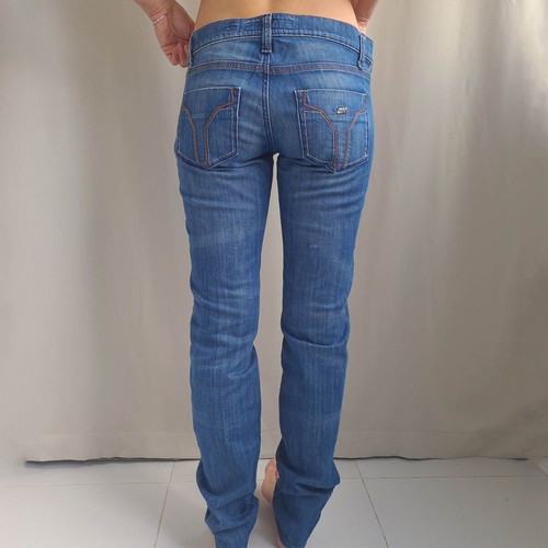 Miss Sixty Style Radio women's jeans size M W30 L32 low rise skinny like new, blue