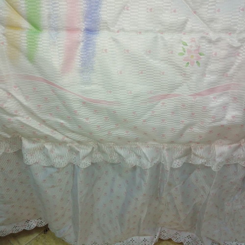 Double Spanish quilt polyester and viscose with inner lining