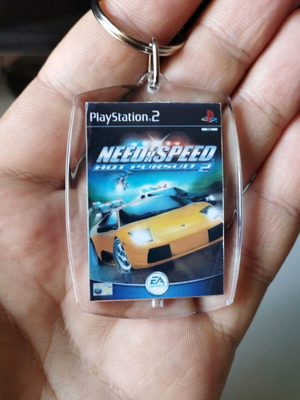 Need for Speed Hot Pursuit 2 PS2 acrylic keychain