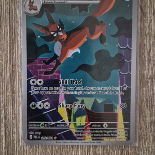 Thievul PBL 092 Pokemon card new