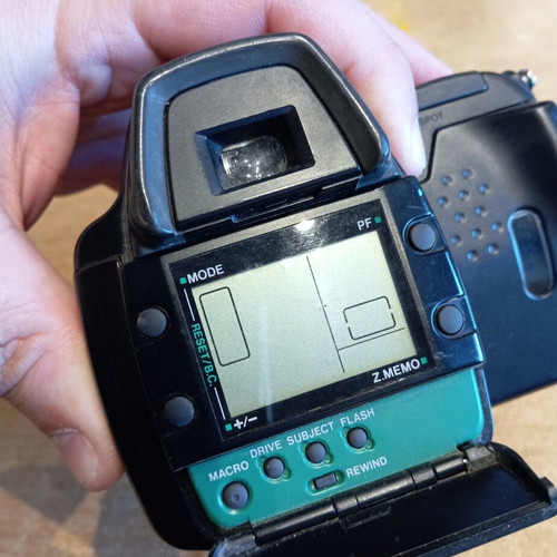 Olympius analog electronic camera used from the 90s