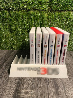 3D Printed Game Organizer for Nintendo 3DS 9 Slots new