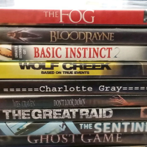 DVD movies pack of 10