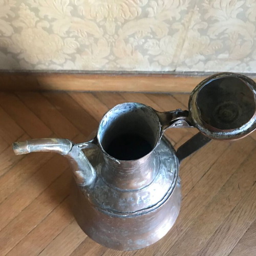 old copper container, copper, bronze, retro, vintage, retro, antique kitchen decoration copper