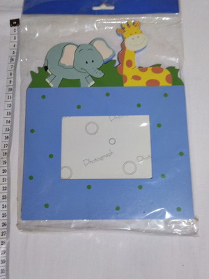 Set of 2 wooden children's photo frames "Jungle Animals"