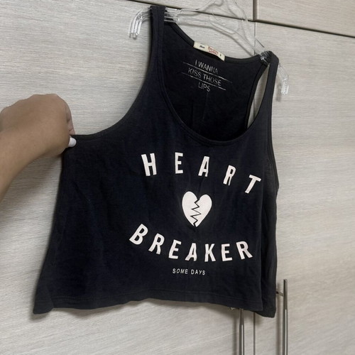 Bershka Crop Top Sleeveless Cotton Tank Soft Fabric Like New