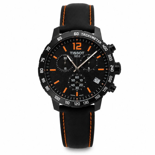 Tissot 1853 Chronograph μαύρο πορτοκαλί Swiss Made καινούργιο