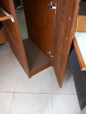 Computer desk used, 80x80 cm