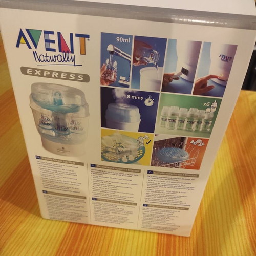 Bottle sterilizer used, capacity for 4 bottles