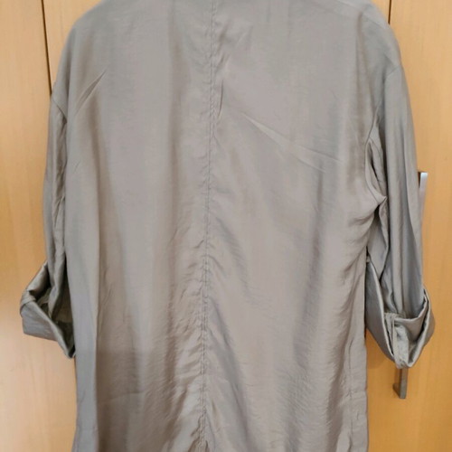 H&M satin jacket like new, size S, beige brown