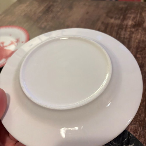Christmas plates like new, set of 5 pieces