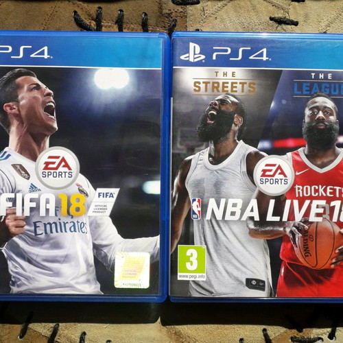 FIFA 18 και NBA 2K18 παιχνίδια για PlayStation 4 μεταχειρισμένα