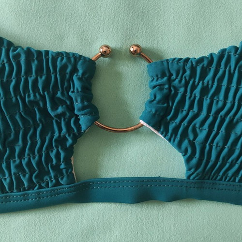 Swimsuit set like new, petrol color, sizes S-M
