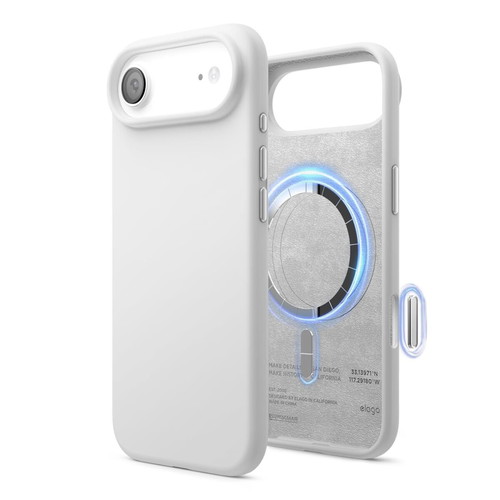 Elago Magnetic Silicone Case for iPhone Air 6.5" MagSafe White