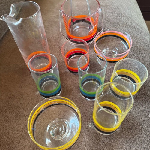 Vintage Pierre Cardin glassware set like new