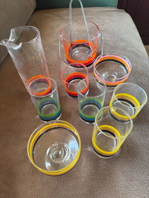 Vintage Pierre Cardin glassware set like new
