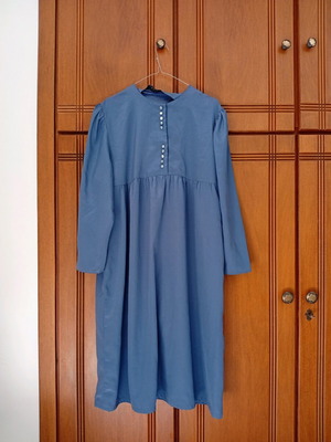Handmade oversize dress used, blue