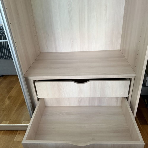 Wardrobe 1.83x0.65 m sliding door with mirror