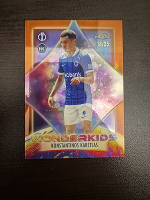 Konstantinos Karetsas rookie wonderkids card /25