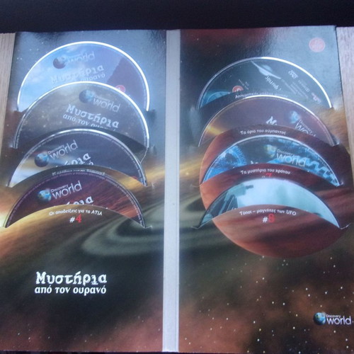 Discovery World Mysteries from the Sky 8 DVDs in Case new
