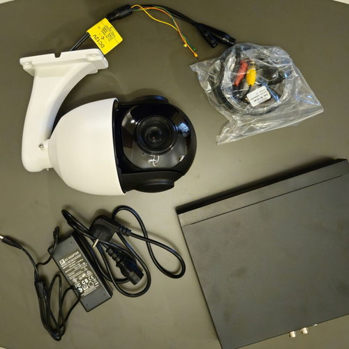 Camwon PTZ 5MP 20X Zoom Surveillance System with DVR 4CH and Accessories new