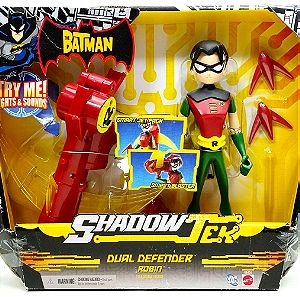 The Batman -  Robin Figure, Shadow Tek Dual Defender Mattel K8424 (ROBIN AND BASE ONLY!)