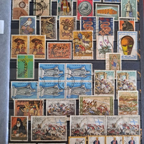 Greek Stamps Used Set 46 From 1967-1972