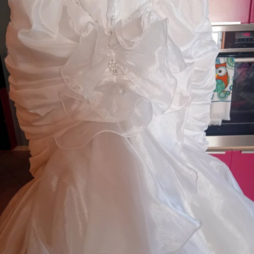 Wedding dress used, size S / 36 / 8, in good condition