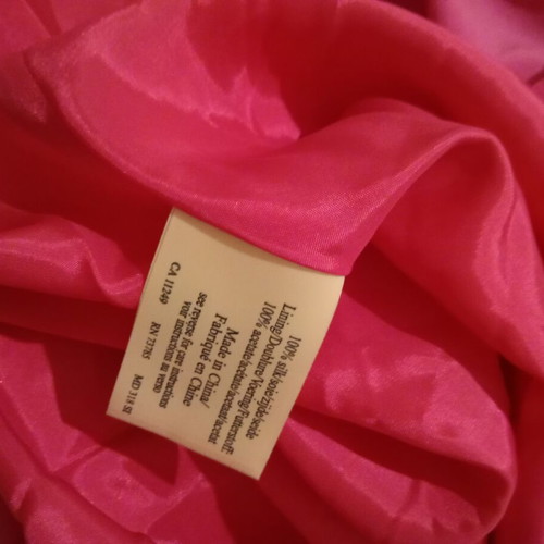 Laura Ashley sleeveless silk dress fuchsia, size UK 10, new