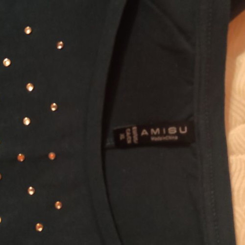 Blouse dark blue with cross detail size L