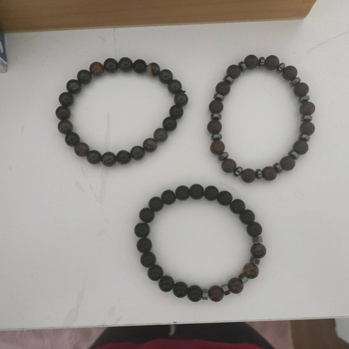 Jewelry from Morocco new, 3 bracelets and 1 necklace