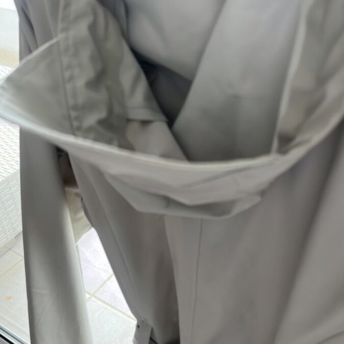 Rain raincoat like new, waterproof grey