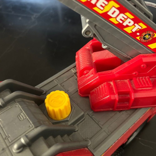 Dickies fire truck large used with lights and sound 35 cm
