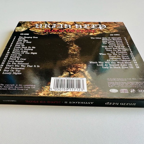 Uriah Heep Anthology II Blood on Stone double CD used, rock
