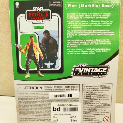 Star Wars The Vintage Collection Finn (Starkiller Base) action figure new