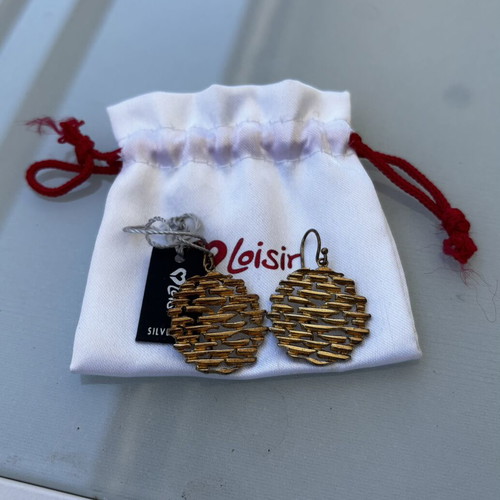 Loisir earrings new, gold color