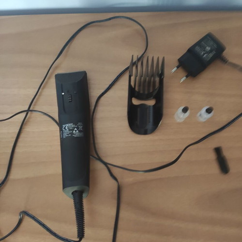 Silvercrest hair and beard clipper black/silver with accessories