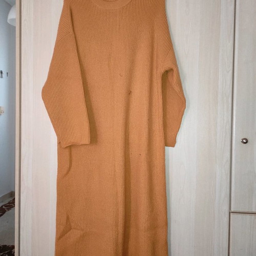 Knitted dress yellow used