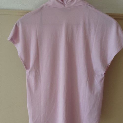 H&M jersey blouse like new, baby pink, size XS