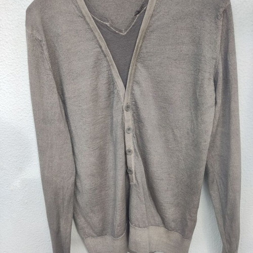 Daniele Fiesoli 100% extrafine merino sweater like new, brown