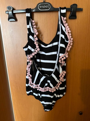 Bodysuit small with open back used, black