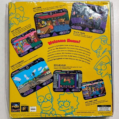 The Simpsons Virtual Springfield PC παιχνίδι μεταχειρισμένο, adventure