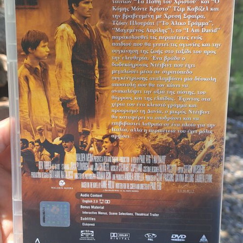 I Am David DVD used, action adventure social with subtitles