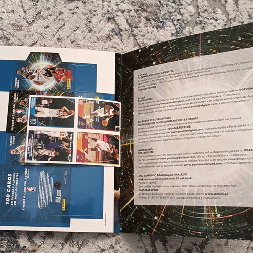 Panini NBA Basketball 2021-2022 Album new, Greek edition